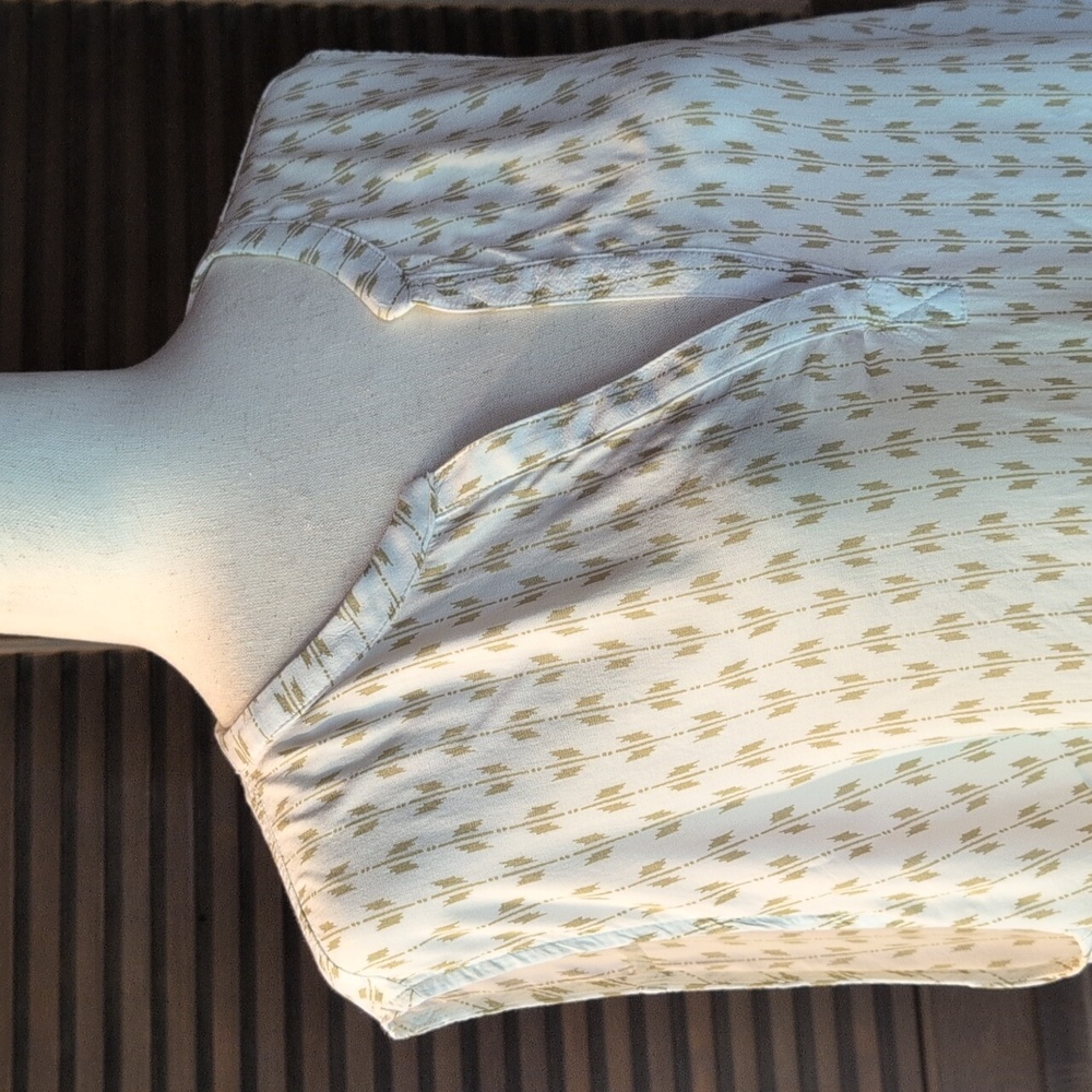 EDDIE BAUER Sunrise Sleeveless Popover Batik Blouse - Picture 9 of 13